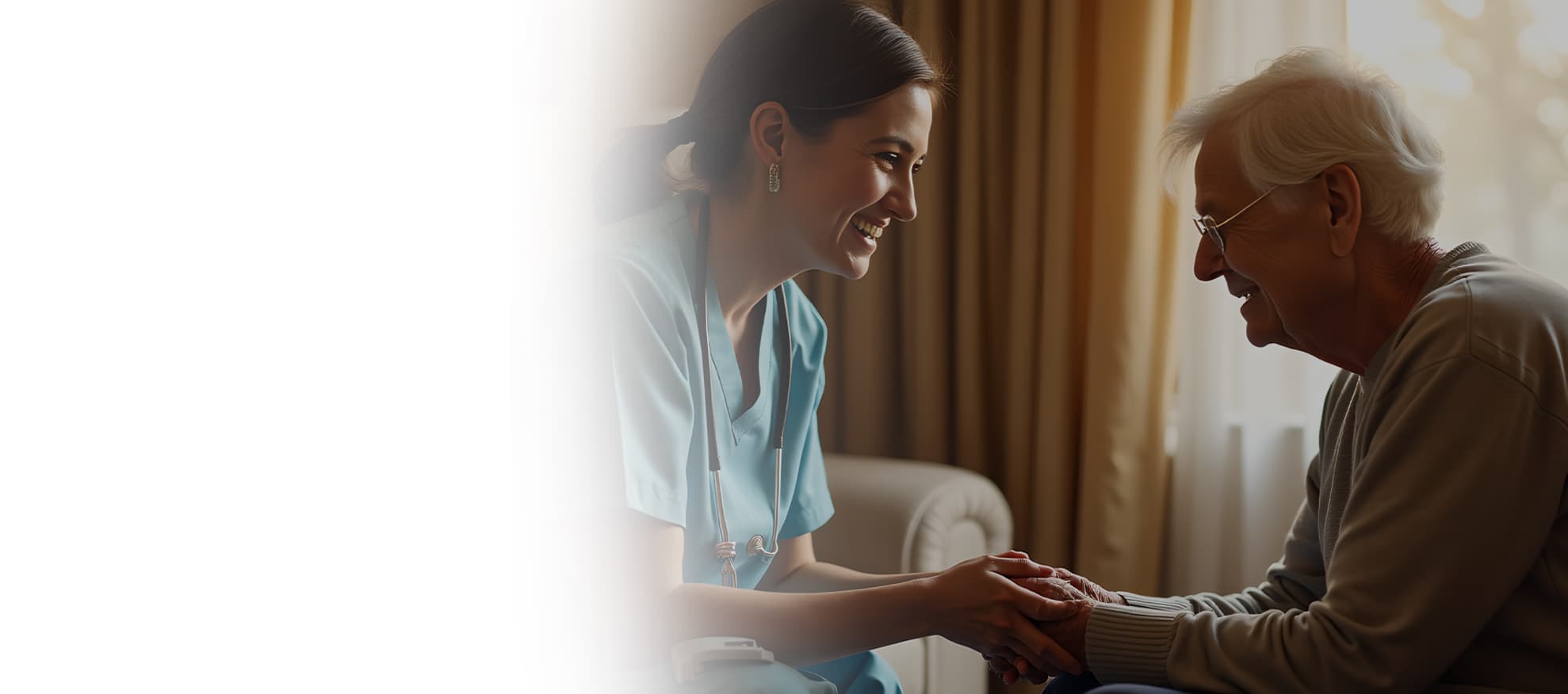 One Call Care nurse providing home care